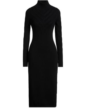 Barrie Midi Dress Cashmere - Black
