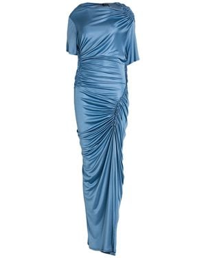 Atlein Midi Dress Viscose - Blue