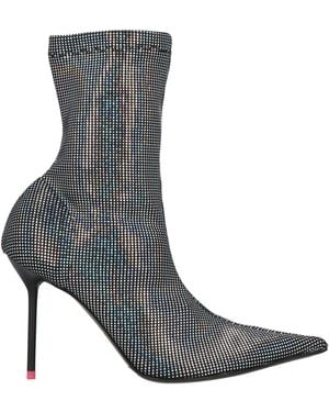 Pinko Ankle Boots Textile Fibers - Gray