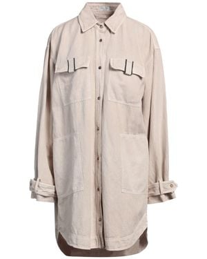 Brunello Cucinelli Embellished Denim Jacket - Natural