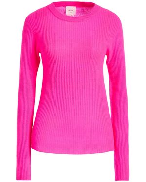 Alysi Fuchsia Sweater Merino Wool, Cashmere - Pink