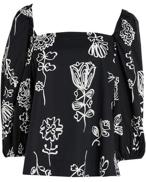 Marella Top Cotton, Elastane - Black