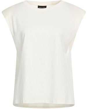 Roberto Collina Ivory T-Shirt Cotton - White