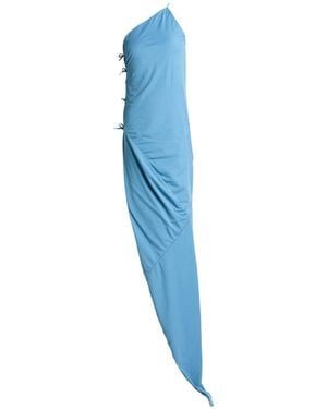 Rick Owens Slate Maxi Dress Cotton - Blue