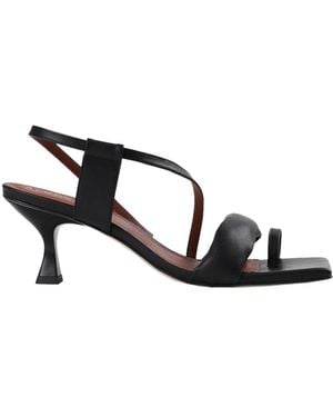 Alohas Toe Post Sandals - Black