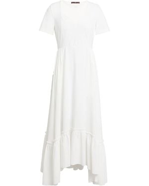 High Midi Dress - White