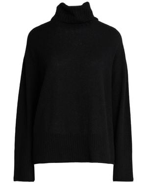 Artichoke Turtleneck Cashmere - Black