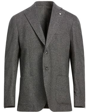 Luigi Bianchi Blazer Wool, Cashmere - Gray