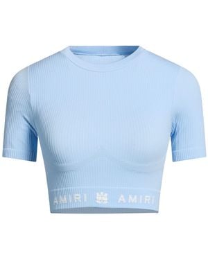 Amiri Sky T-Shirt Polyamide, Elastane - Blue
