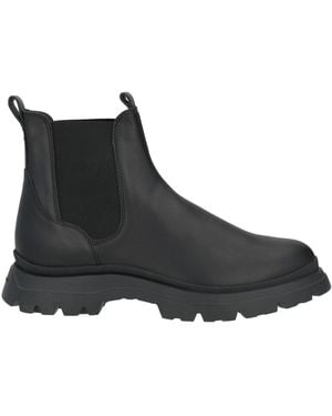 Hogan Ankle Boots Leather - Black