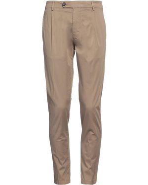 BE ABLE Khaki Trousers Cotton, Elastane - Natural