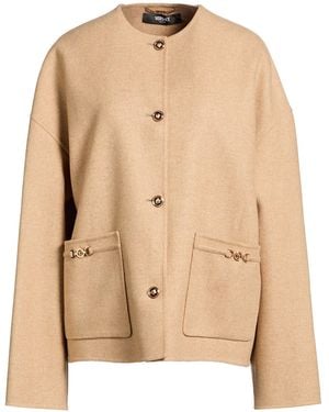 Versace Jacket Wool, Polyamide - Natural