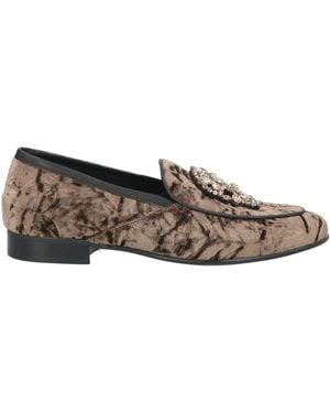 Hego's Khaki Loafers Textile Fibers - Gray
