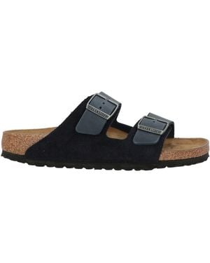 Birkenstock Midnight Sandals Leather - Blue