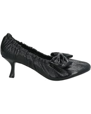 Acne Studios Court Shoes Leather - Black