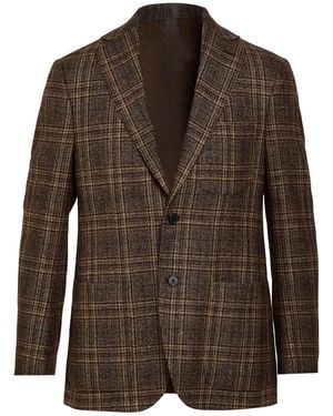 Caruso Blazer Wool, Linen, Cashmere - Brown