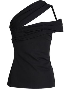 Versace Top Viscose, Polyamide, Elastane - Black