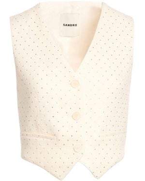 Sandro Waistcoat - White