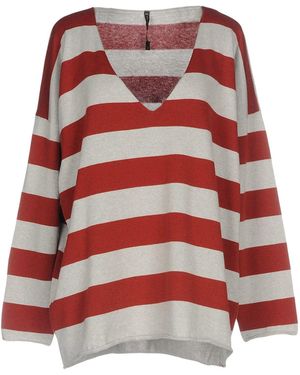 Manila Grace Sweater Cotton, Cashmere - Red