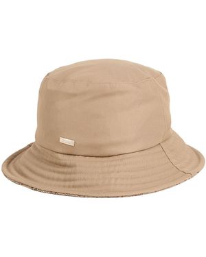 Herno Sand Hat Cotton, Polyamide, Polyester, Viscose - Natural
