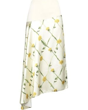 Burberry Midi Skirt - White