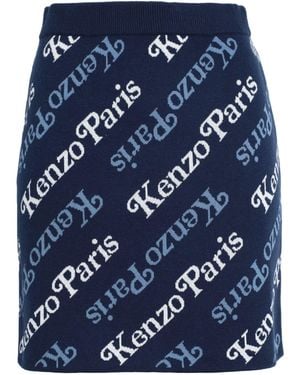 KENZO Mini Skirt - Blue