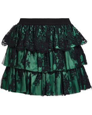 Aniye By Mini Skirt Cotton, Polyamide, Viscose, Acetate, Elastane - Green