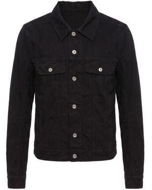 Rick Owens Jacket Cotton - Black