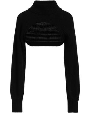 Soallure Rollkragenpullover - Schwarz
