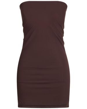 Maliparmi Dark Mini Dress Polyamide, Elastane - Brown