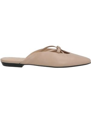 BY FAR Mules & Clogs Leather - Natural
