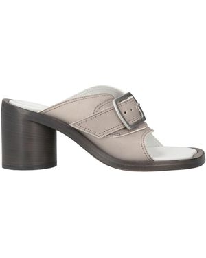 MM6 by Maison Margiela Sandals Leather - Grey
