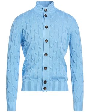 FILIPPO DE LAURENTIIS Cardigan Cotton - Blue