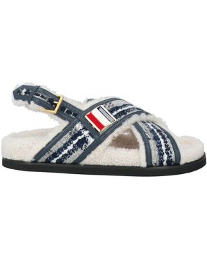 Thom Browne Sandals Leather - White