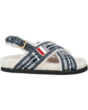 Thom Browne Sandals Leather - White