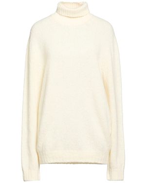 Scaglione Turtleneck Merino Wool, Recycled Cashmere, Polyamide - White