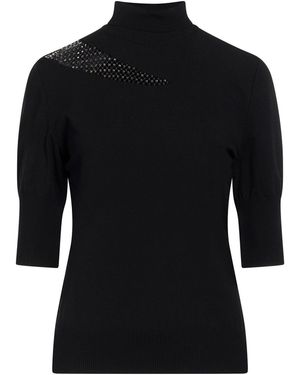 Genny Rollkragenpullover - Schwarz