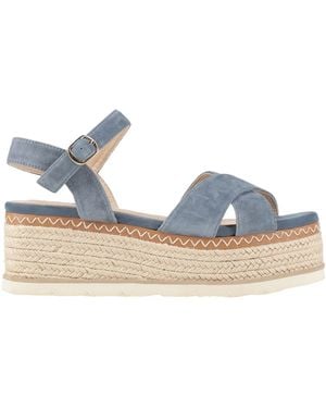 Kanna Espadrilles Leather - Blue