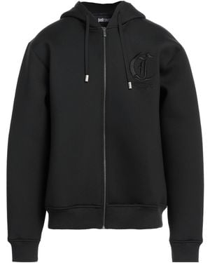 Just Cavalli Sweatshirt Polyester, Elastane - Black