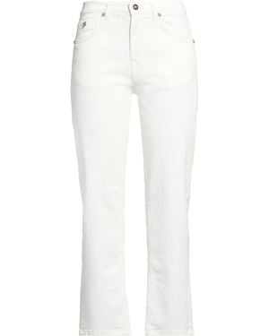John Richmond Jeans Cotton, Elastane - White
