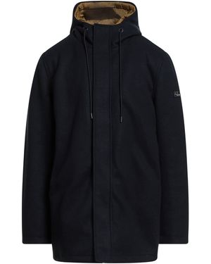 Yes-Zee Coat Polyester, Viscose, Wool - Blue