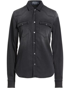 CIGALA'S Capsul X Denim Shirt Lyocell, Polyethylene, Modal, Cotton, Elastane - Black