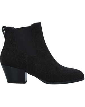 Hogan Ankle Boots Soft Leather - Black