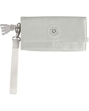 Kipling Light Wallet Synthetic Fibres - White