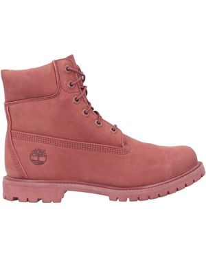 Timberland Botines De Caña Alta - Rojo