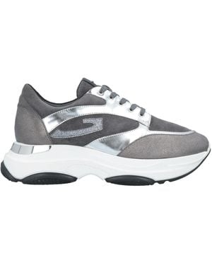 Alberto Guardiani Sneakers Soft Leather, Textile Fibers - White