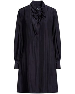 Lanvin Midnight Mini Dress Polyester - Blue