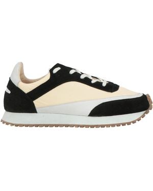 Spalwart Ivory Sneakers Leather, Textile Fibers - Black