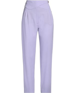 Blazé Milano Lilac Trousers Virgin Wool - Purple