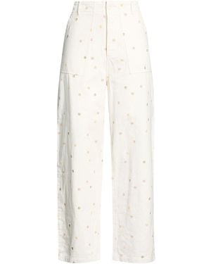 Antik Batik Jeans Cotton - White